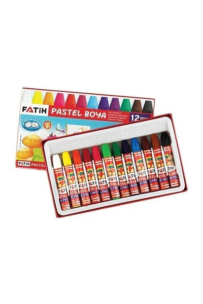 Fatih Pastel Paint Cardboard Box 12 Pieces Fa34012