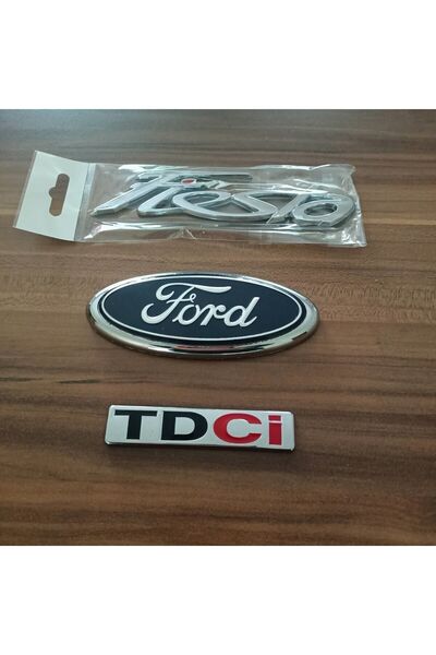 Genel Markalar Ford "fiesta Ve Tdci Yazı Arka Arma 3'lü Takım 2009 - 2012 Modeller Arası Uyumlu