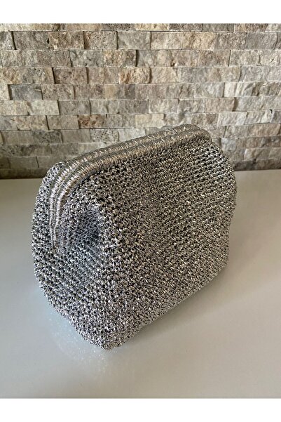 örgü SİMLİ BURSLU EL ÇANTASI