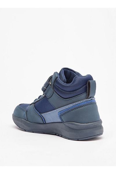 LBL by Shoexpress Panelled High Cut Sneakers with Hook and Loop Closure