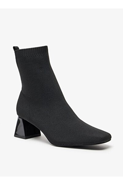 Celeste Women's Textured Slip-On Ankle Boots with Block Heels