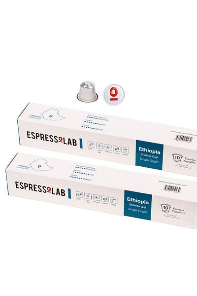 Espressolab Ethiopia Shakiso Guji Capsule Coffee - 10 Premium Flavor