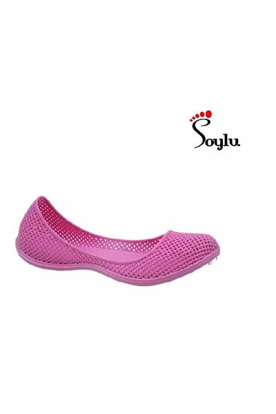 SOYLU Pink Sea Shoes - Girl, Beach, Pool, Spa, Non-Slip Sole