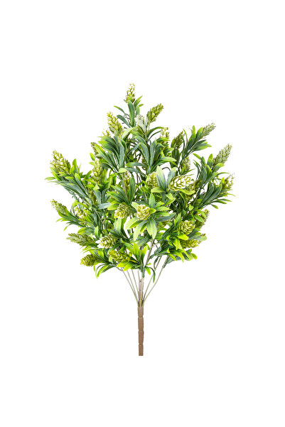 Herdekora Yapay Çiçekli Bitki Krem-yeşil 55 Cm.