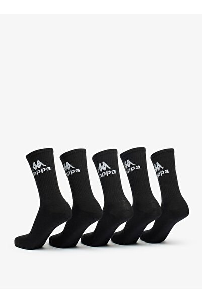 Kappa Logo Print Ankle Length Socks - Set of 5