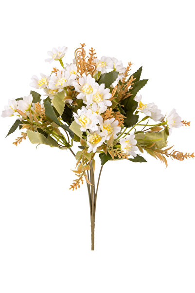 Herdekora Artificial Flower Daisy Bunch White 35 Cm.