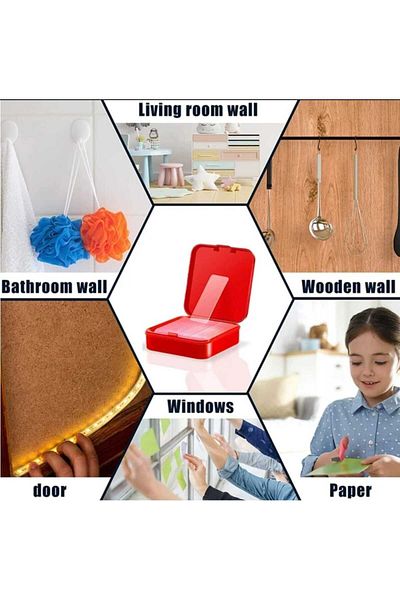 Dalian Home Double Sided Transparent Tape Transparent Tape 60 Pieces Boxed 1cm X 4.5cm Boxed Tape