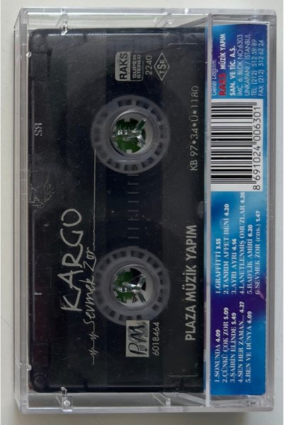 Plakevi İzmir Cargo Sevmek Zor Cassette (Original Period Edition Cassette)