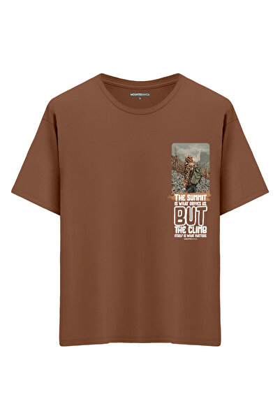 Mounte Bianca Unisex samostalno penjanje - Oversize kroj T-shirt