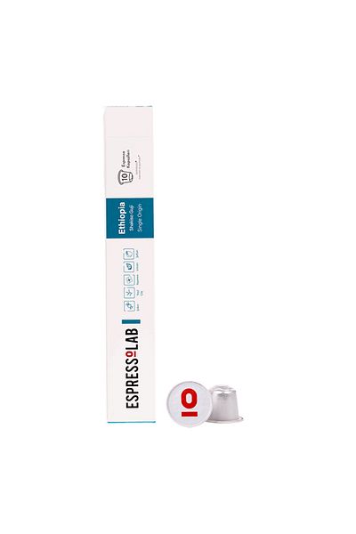 Espressolab Ethiopia Shakiso Guji Capsule Coffee - 10 Premium Flavor