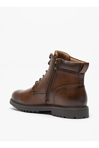 LBL by Shoexpress Textured Chukka Boots with Zip Closure