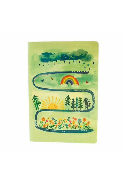 PALTO TASARIM Cheerful Days Daily Design Notebook - Unlined Notebook A5
