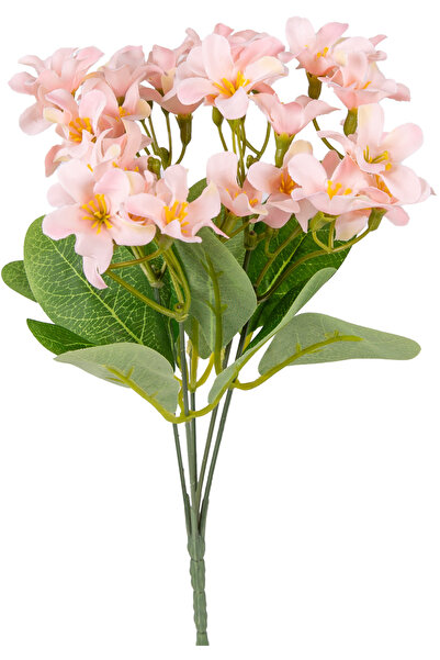 Herdekora Yapay Çiçek Nergis Demeti Açık Pembe 30 Cm.