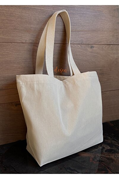 Desen Atölye Gabardin Çanta %100 Pamuk 260gr. Punch Nakışı Ve Boyamaya Uygun