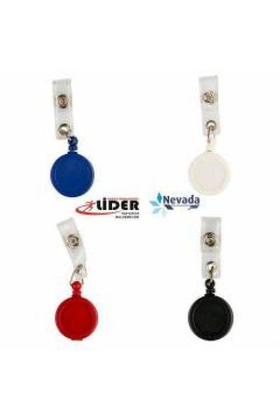yoyo Plastic Lapel Card Holder Round 10Pcs