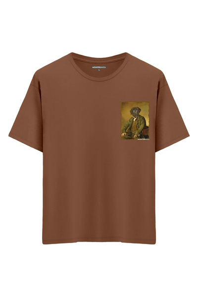 Mounte Bianca Unisex pas džentlmen - Oversize kroj T-shirt