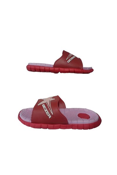GEZER Παντόφλες για κορίτσια Pink and Red Star Ultra Light - Διπλή σόλα GEEZR97-06