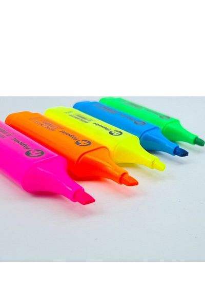Masis Highlighter 5 Color Marking Pen
