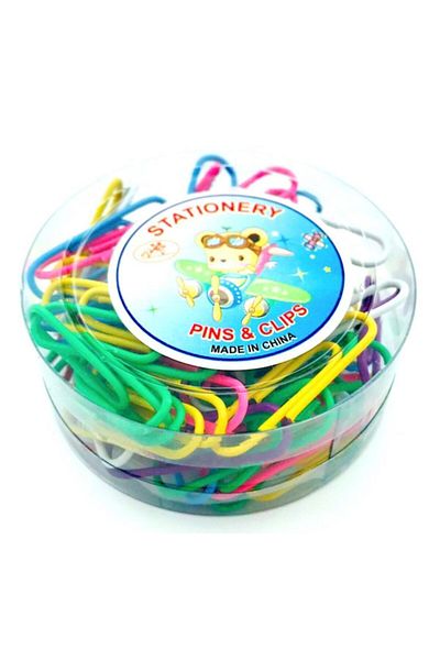 Linea Ar90 Colored Paper Clip 80 Pack