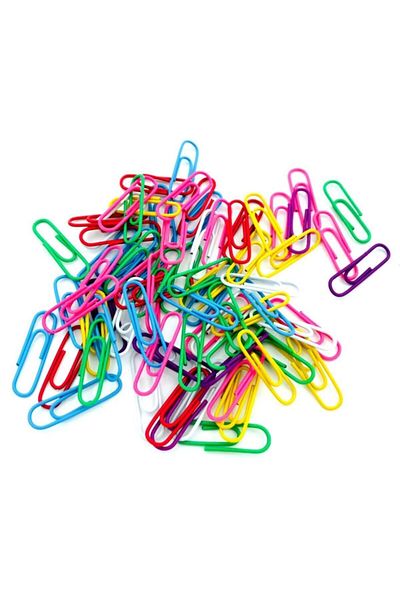 Linea Ar90 Colored Paper Clip 80 Pack