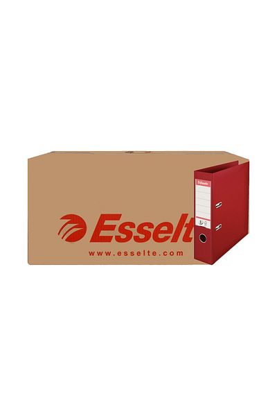 Esselte Red Wide Plastic Folder - 24 Pieces 2500ml Box (9940)