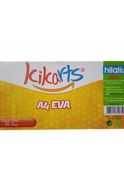 Kika Eva A4 Size 10 Pieces 10 Separate Colors
