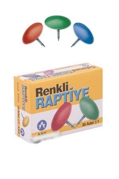Ark Colorful Pushpin 30 Pieces