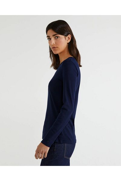 United Colors of Benetton Μακρυμάνικο μπλουζάκι Benetton Basic - Crew Neck