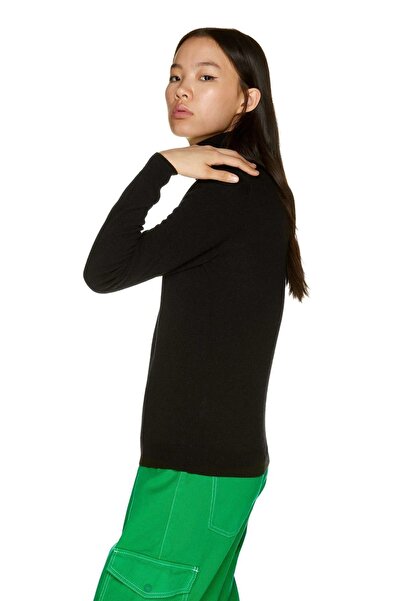 United Colors of Benetton Pulover de damă Merino cu gât înalt - 311931002D2348
