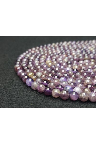Yüksel Boncuk 8 mm Amethyst Natural Stone String