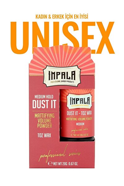 IMPALA Pudra Toz Wax Saç Şekillendirici Wax Orta Tutuş Medium 20gr