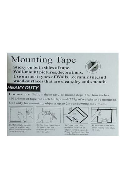 Meg Mounting Tape Carrying Mounting Tape - Foam Double Sided Tape6980239360066