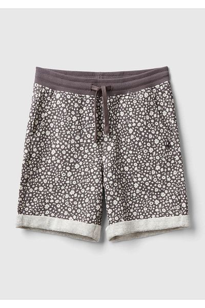 United Colors of Benetton Boy - White Mix Logo Printed Bermuda Shorts