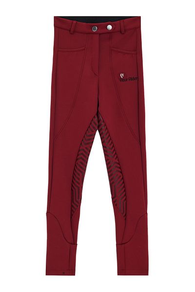 PEUR RIDER SHOP Burgundy Color Girl's Riding Pants