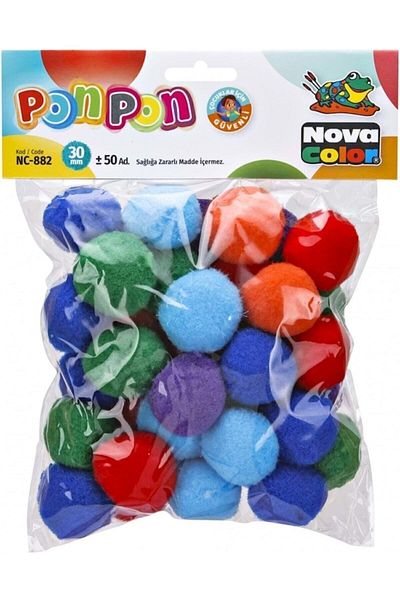 Nova Color Nc-882 30 mm Pompom