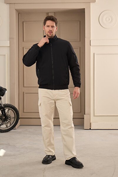 Danger Black Men's Waterproof Jacket Coat