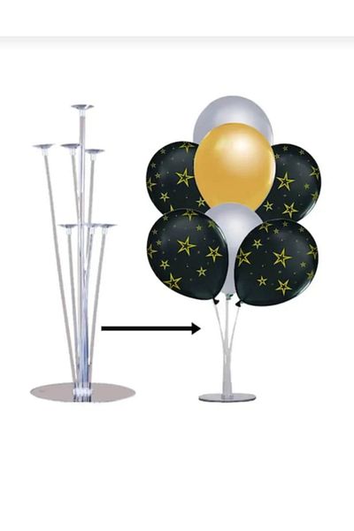 Happy Toys 7-Piece Transparent Balloon Decoration Apparatus and Gift - 7 Balloons