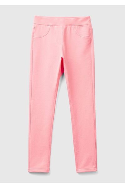 United Colors of Benetton Pink Girl 03z Ponte Jeggings