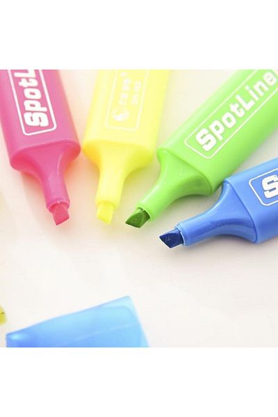 Linea Spot Liner Highlighter Color Assorted Single
