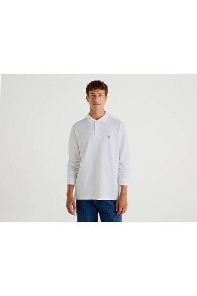 United Colors of Benetton Μακρυμάνικο μπλουζάκι πόλο Benetton