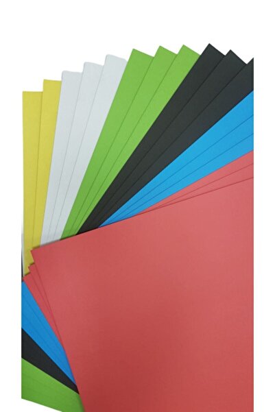 Paperart Renkli Mukavva 50x70 Cm Karışık 1,0 Mm 18 Lı (1 PAKET 18 ADET)