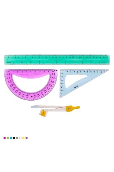 Ark Unbreakable Drawing Set Flexible Drawing Set 4 Pieces