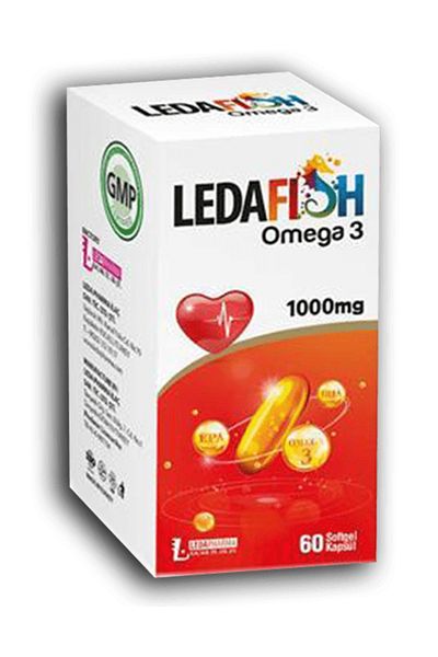LedaPharma Omega 3 60 Capsules - Ledafish