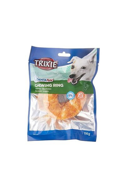 Trixie Denta Fun Chewing Ring with Chicken, 110g
