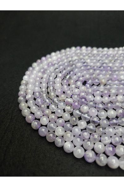 Yüksel Boncuk 8 mm Amethyst Natural Stone String