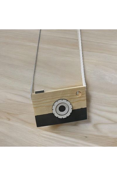 Nostaljik Lezzetler Waldorf Toy - Wooden Gift Camera