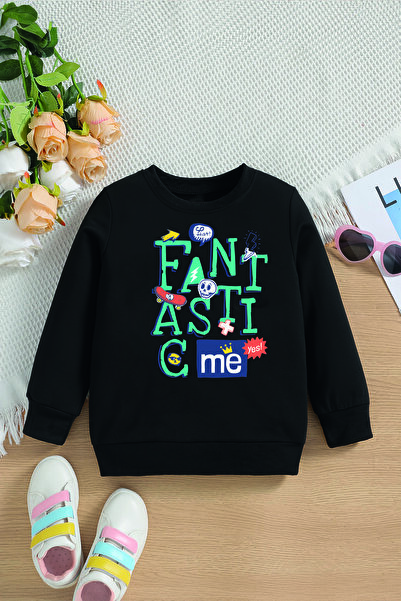 MYADA Trend Fantastic Oversize kroj Sa kapuljačom Dječja majica - Skeleton B ...