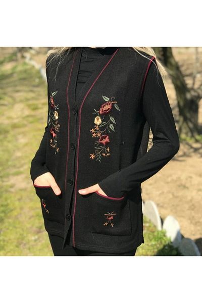Zeynep Örme Zeynep Flower Patterned Vest