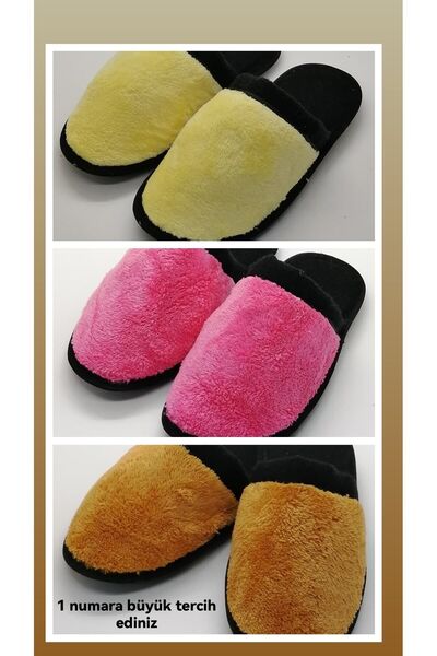 Pazzarro 3 Pieces of Furry and Soft Washable Women's Slippers - Package