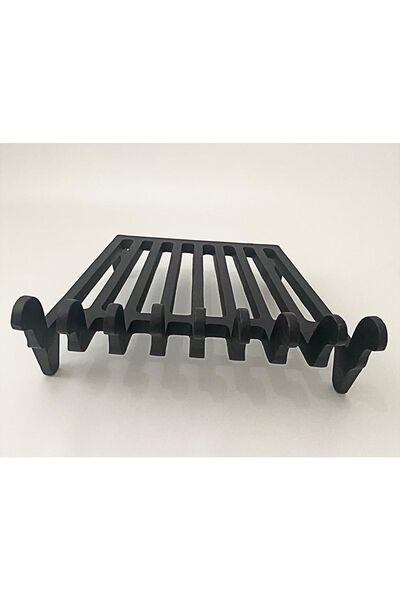 Sandıktan Al Döküm Izgara , Küllüklü Şömine Izgarası 44 Cm. X 32 Cm. X 35 Cm ...